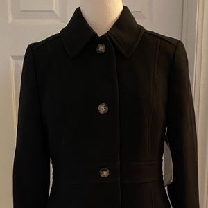 J.CREW TALL CLASSIC LADY DAY COAT IN ITALIAN DOUBL